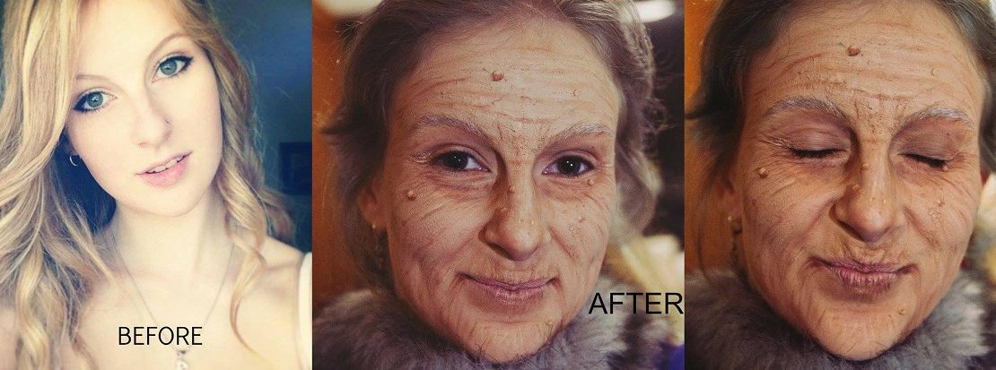 old age makeup