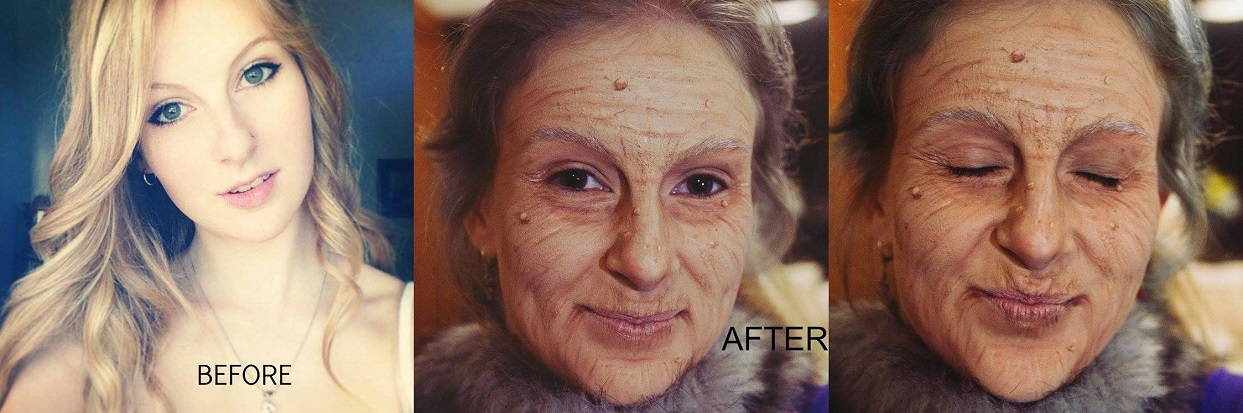 Old Age Makeup For Drama